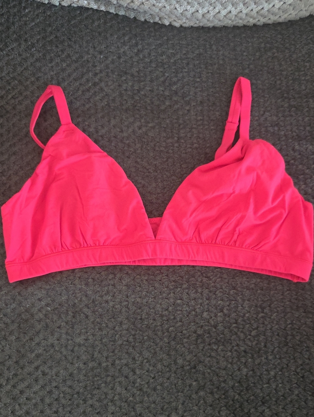 Skims Bralette Red/Pink Overhead Bralette Size XL